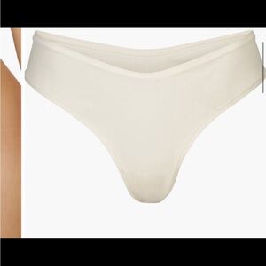 Skims NEW cotton jersey dipped thong